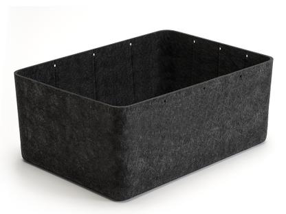 Boîte USM Inos L 45,3 x H 19 cm|Anthracite|Sans séperation