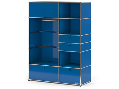 Armoire-penderie USM HallerType I Bleu gentiane RAL 5010