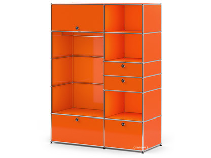 Armoire-penderie USM HallerType I Orange pur RAL 2004