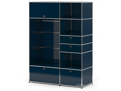 Armoire-penderie USM HallerType I Bleu acier RAL 5011