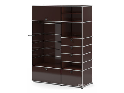 Armoire-penderie USM Haller Type II Marron USM