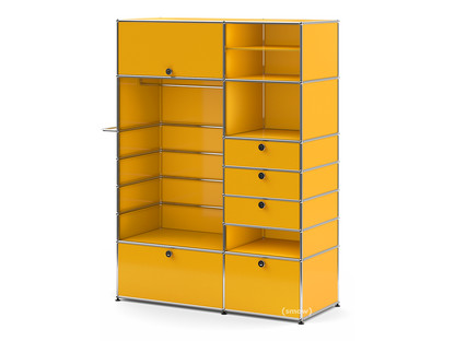 Armoire-penderie USM Haller Type II Jaune or RAL 1004