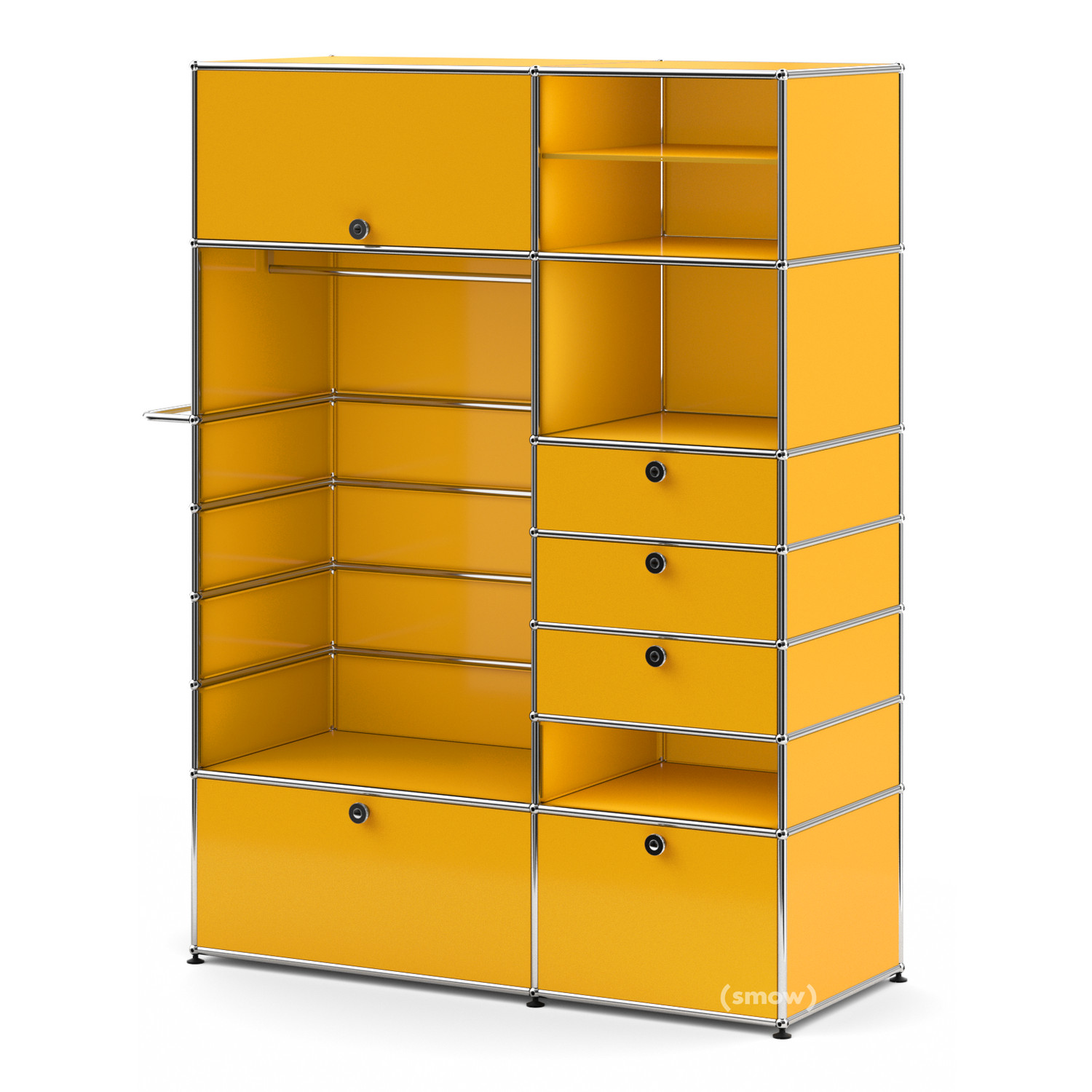 Armoire-penderie USM Haller Type II, Jaune or RAL 1004 | USM Haller ...