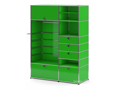 Armoire-penderie USM Haller Type II Vert USM