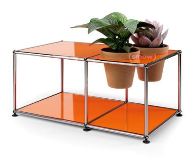 Table d'appoint USM Haller Monde végétal  Orange pur RAL 2004|Terre cuite