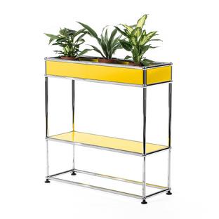 Table d'appoint USM Haller pour plantes Type 1 Jaune or RAL 1004