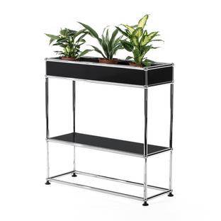 Table d'appoint USM Haller pour plantes Type 1 Noir graphite RAL 9011