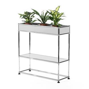 Table d'appoint USM Haller pour plantes Type 1 Argent mat USM