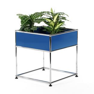 Table d'appoint USM Haller pour plantes Type 2 Bleu gentiane RAL 5010|50 cm