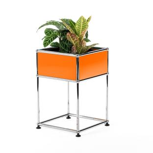 Table d'appoint USM Haller pour plantes Type 2 Orange pur RAL 2004|35 cm