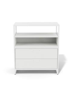 Buffet M1 Version 2 (H 90 x W 80 cm) - 2 tiroirs|Blanc