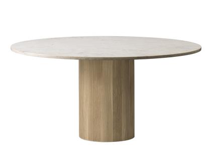 Table Cabin Ø 150 cm|Chêne clair / marbre jura