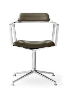 Swivel Chair Cuir vert Bosco|Poli