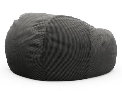 Vetsak Beanbag L (H 90 x Ø 140 cm)|Cord velours - Gris foncé