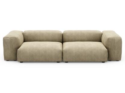 Two Seat Sofa M Cord velours - Kaki