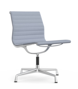 Aluminium Chair EA 105 Poli|Hopsak|Bleu foncé / ivoire