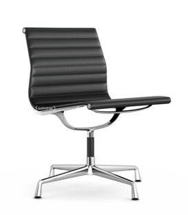 Aluminium Chair EA 105 Chromé|Cuir (Standard)|Asphalte