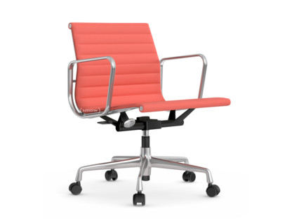 Aluminium Chair EA 117 Poli|Hopsak|Rouge coquelicot / ivoire