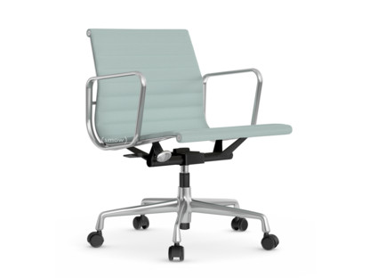 Aluminium Chair EA 117 Poli|Hopsak|Bleu glacier / ivoire