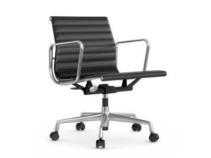 Aluminium Chair EA 117 Poli|Cuir (Standard)|Asphalte