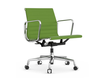 Aluminium Chair EA 117 Chromé|Hopsak|Vert pré / forêt