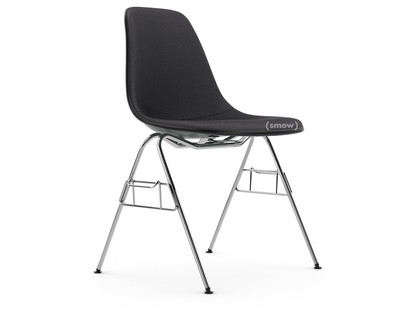 Eames Plastic Side Chair RE DSS Gris granit|Rembourrage intégral|Gris foncé|Avec liaison de rangée (DSS)