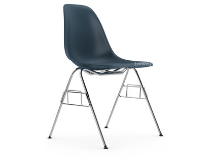Eames Plastic Side Chair RE DSS Bleu océan|Sans rembourrage|Sans rembourrage|Sans liaison de rangée (DSS-N)