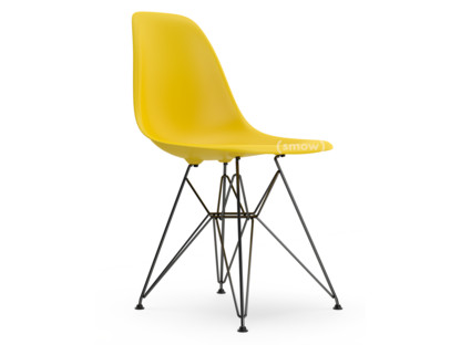 Eames Plastic Side Chair RE DSR Sunlight|Sans rembourrage|Sans rembourrage|Version standard - 43 cm|Revêtement basic dark