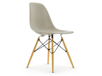 Eames Plastic Side Chair RE DSW Galet|Sans rembourrage|Sans rembourrage|Version standard - 43 cm|Érable nuance de jaune