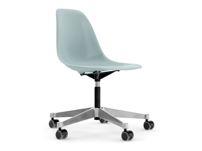 Eames Plastic Side Chair RE PSCC Gris bleuté RE|Sans rembourrage|Sans rembourrage