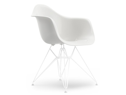 Eames Plastic Armchair RE DAR Blanc|Sans rembourrage|Sans rembourrage|Version standard - 43 cm|Revêtement blanc