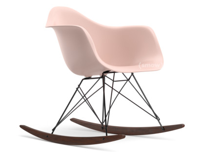 Eames Plastic Armchair RE RAR Rose pâle|Revêtement basic dark|Érable foncé