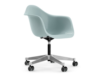 Eames Plastic Armchair RE PACC Gris bleuté RE|Sans rembourrage|Sans rembourrage