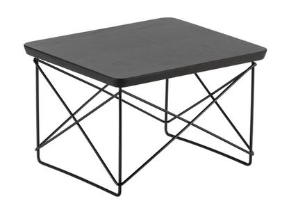 LTR Occasional Table Chêne teinté foncé massif|Revêtement thermolaqué noir basic