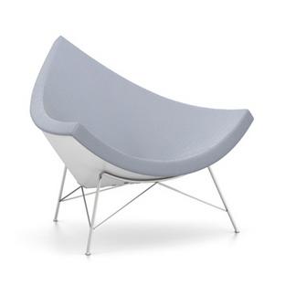 Coconut Chair Hopsak|Bleu foncé / ivoire