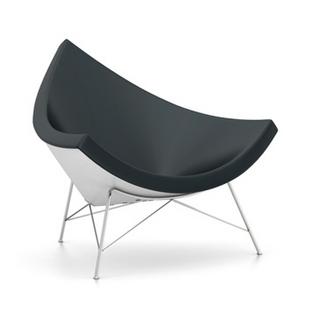 Coconut Chair Cuir (Standard)|Nero