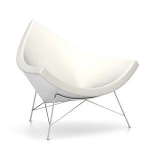 Coconut Chair Cuir (Standard)|Neige