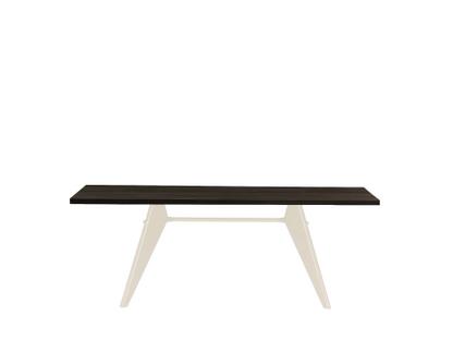 EM Table 200 x 90 cm|Chêne foncé, vernis de protection|Écru