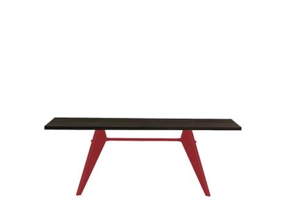 EM Table 200 x 90 cm|Chêne foncé, vernis de protection|Japanese red