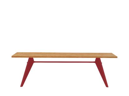EM Table 240 x 90 cm|Chêne massif naturel huilé|Japanese red