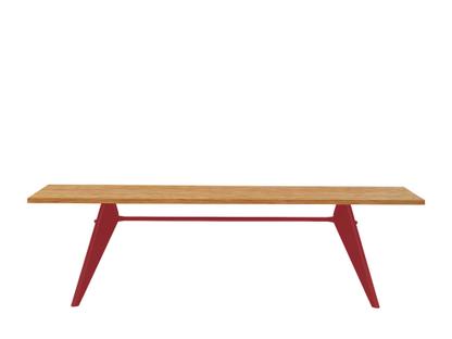 EM Table 260 x 90 cm|Chêne massif naturel huilé|Japanese red