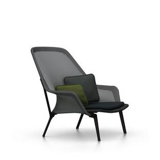 Slow Chair Piétement epoxy chocolat|Noir