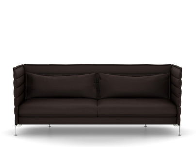 Alcove Sofa 3 places (H94 x L237 x P84 cm)|Laser|Nero/marron marais