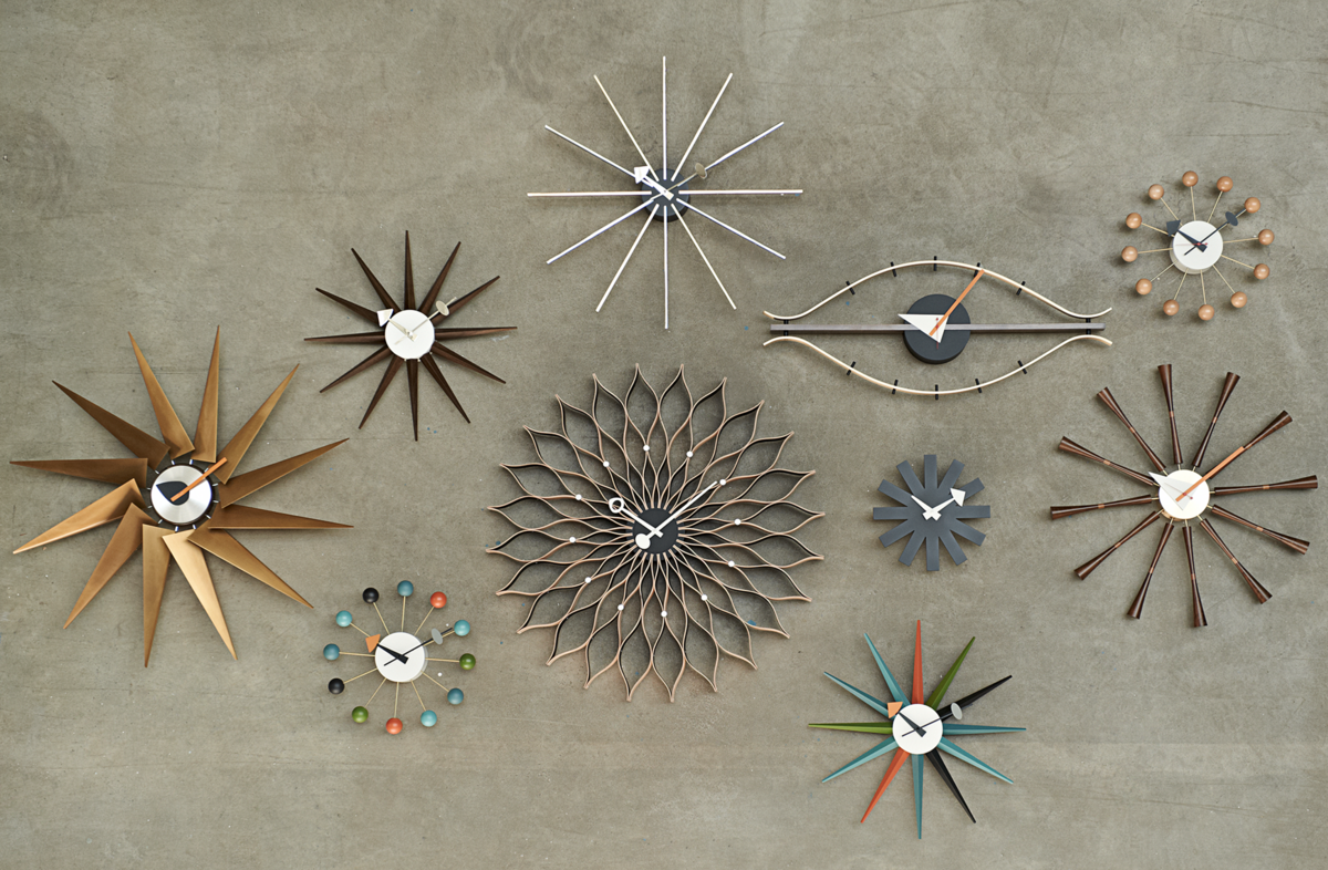 Spindle Clock Vitra Horloges Mobilier design chez smow