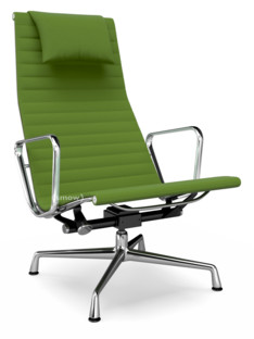 Aluminium Chair EA 124 Chromé|Hopsak|Vert pré / forêt