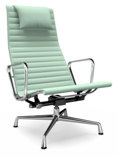 Aluminium Chair EA 124 Chromé|Hopsak|Menthe / ivoire