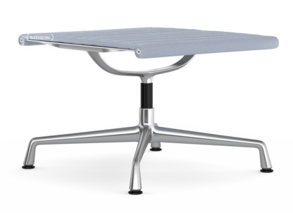 Aluminium Chair EA 125 Piétement poli|Hopsak|Bleu foncé / ivoire