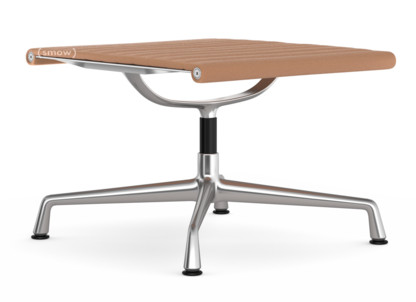 Aluminium Chair EA 125 Piétement poli|Hopsak|Cognac / ivoire