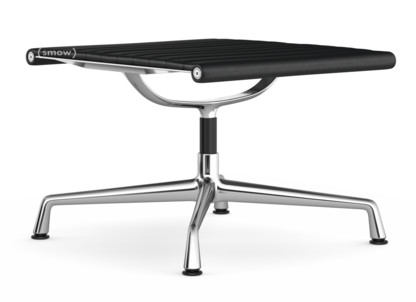 Aluminium Chair EA 125 Piétement chromé|Cuir (Standard)|Asphalte