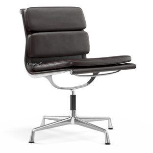 Soft Pad Chair EA 205 Poli|Cuir Standard chocolat, Plano marron